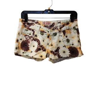 Crystal Vogue Sunflower Shorts Size 7